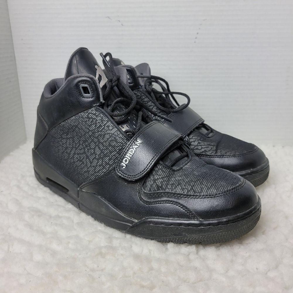 Jordan Flight Club 90s Men’s High Top Sneaker Size 10.5 Black Gray Cement